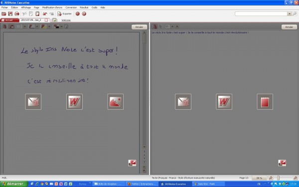 Vous pouvez envoyer le texte manuscrit ou le texte tapé par mail, word, ou bloc note