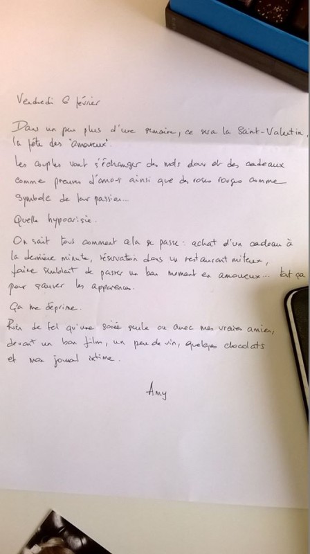lettre amazing amy