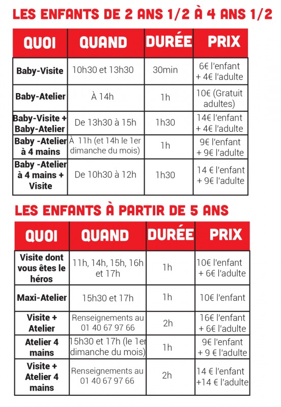 fiche horaire tarifs niki