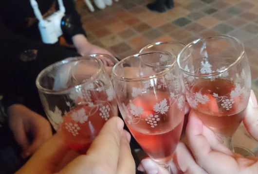 champagne rosé 
