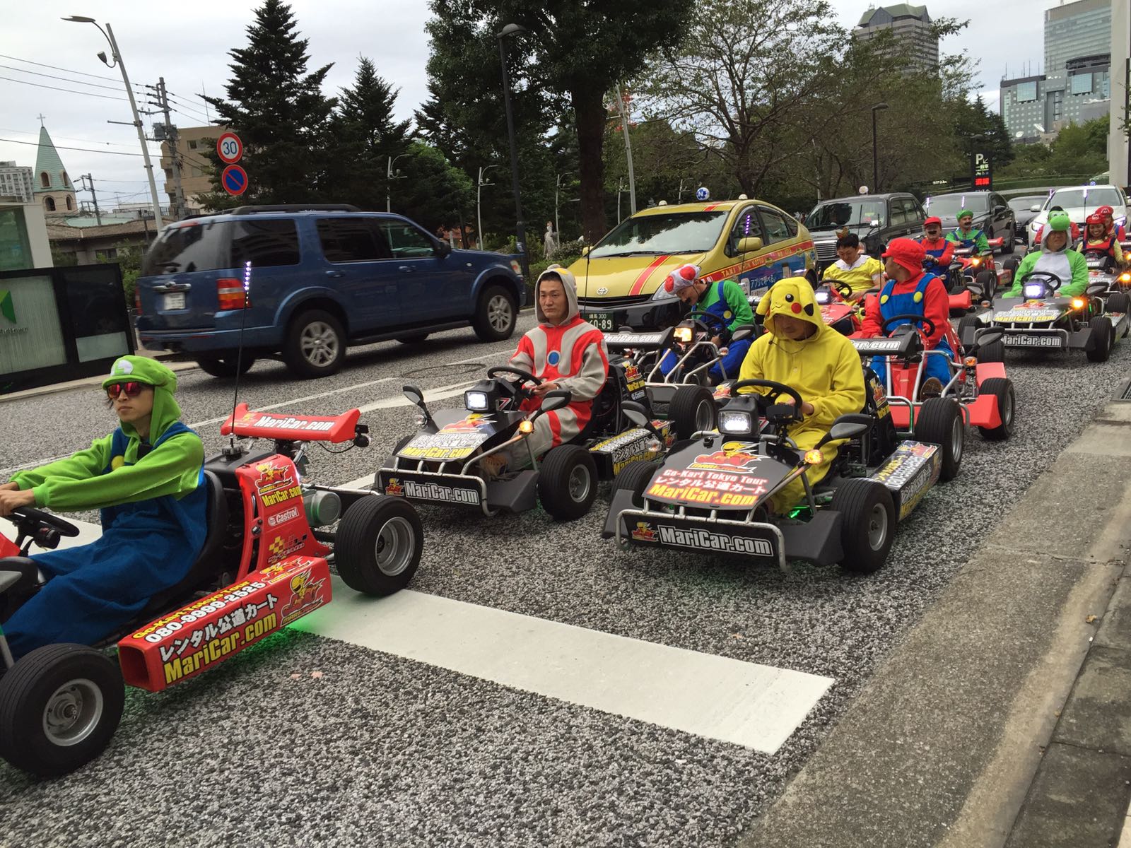 tokyo mario kart japon