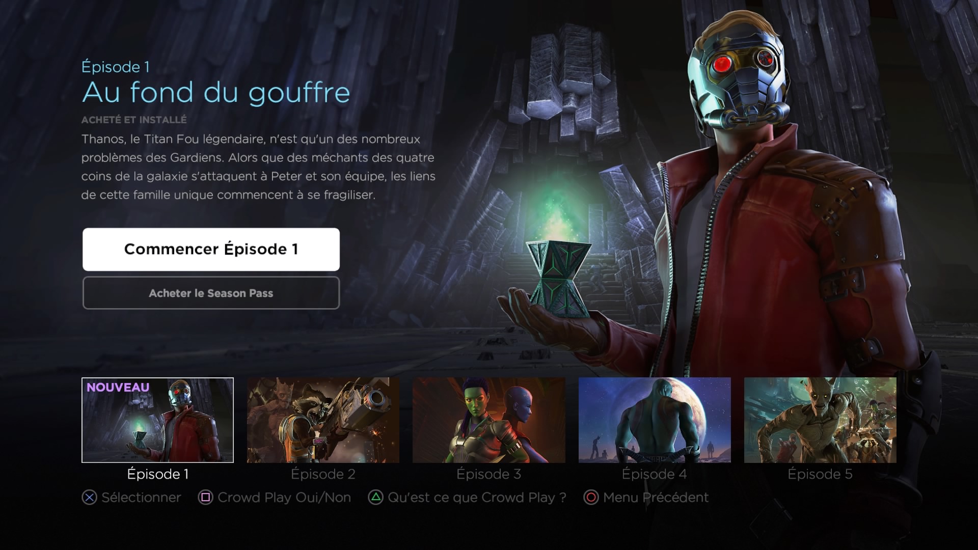 Marvel’s Les Gardiens de la Galaxie : Telltale - Episode 1, avis jeu vidéo