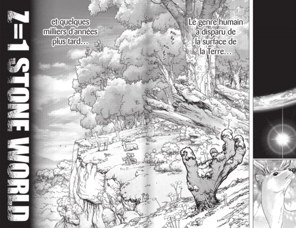 Dr. STONE : Notre avis sur le manga de Riichiro Inagaki et Boichi
